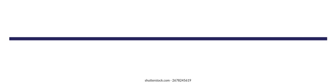 Horizontal línea recta. Línea decorativa simple. Separador simple. Línea de Vector recta simple. Gruesa a delgada raya Horizontal. recta, rayas, línea, desvestido, básico, forro, borde. 