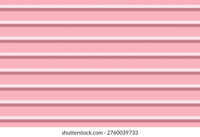 Horizontal line stripe pattern. Seamless rose pink striped pattern repeating background. Perfect for kids bedding and decor