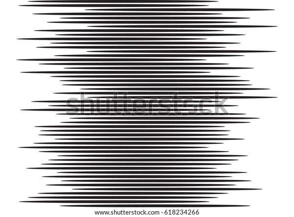 Horizontal Lines Digital Sound Waves Imitation Stock Vector Royalty Free