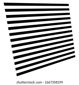 Horizontal lines geometric element. 