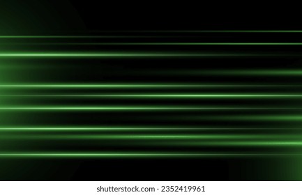 horizontal lines of light. Glare. Effect for photo and video editing. Glitch. Scattered light. Stripes. Colorful. Green, red, blue.