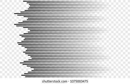 Horizontal lines pattern background vector speed motion stripes concept