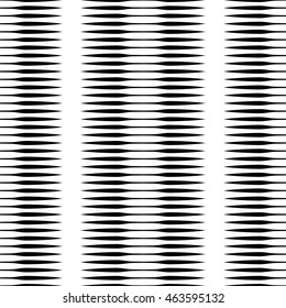 Horizontal lines repeatable geometric pattern. Stripes, streaks from edge of the page.