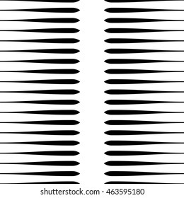 Horizontal lines repeatable geometric pattern. Stripes, streaks from edge of the page.