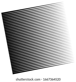 Horizontal lines, stripes geometric pattern. Straight parallel streaks. Edgy pinstripes, strips design. Linear, lineal abstract monochrome, black and white geometric illustration
