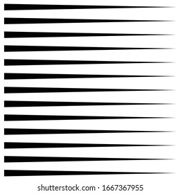 Horizontal lines, stripes. Straight parallel streaks, strips. Edgy pinstripe geometric pattern. Linear, lineal geometric design.