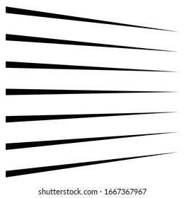 Horizontal lines, stripes. Straight parallel streaks, strips. Edgy pinstripe geometric pattern. Linear, lineal geometric design.