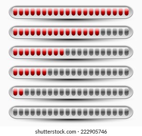 Horizontal loading or measuring bars