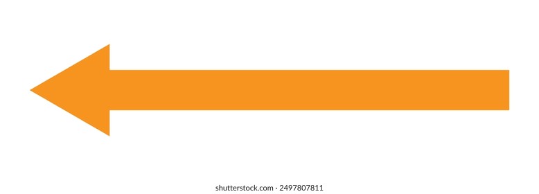 Horizontal long straight arrow signs. Black pointer, direction, position symbol and double arrow icon isolated on white background. Vector Illustration

