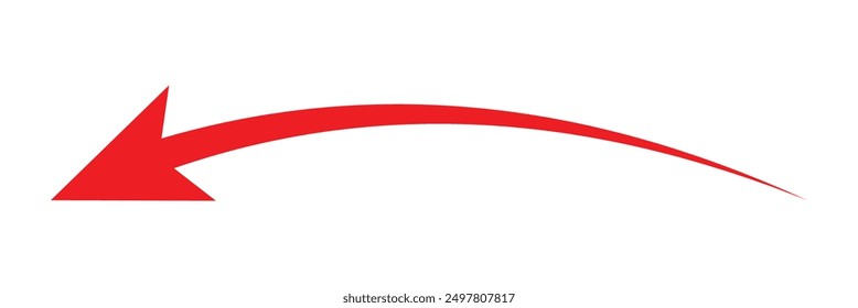 Horizontal long straight arrow signs. Black pointer, direction, position symbol and double arrow icon isolated on white background. Vector Illustration

