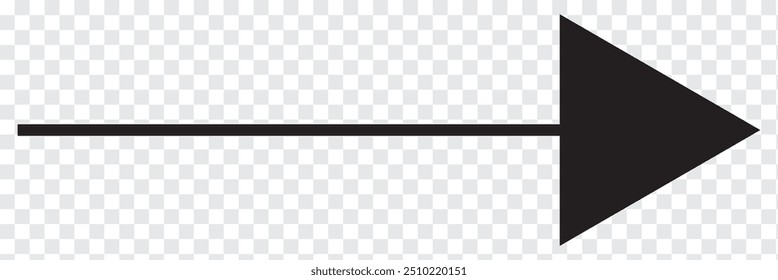Horizontal long straight  Zig Zag arrow signs. pointer, direction symbol and double arrow icon isolated on white background. Vector Illustration. Eps 10.