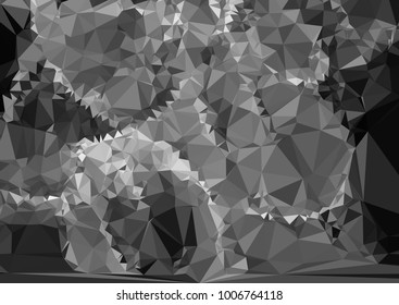 Horizontal low poly mosaic background. Template design, list, front page, brochure layout, banner, idea, cover, print, flyer, book, blank, card, ad, sign, sheet. Copy space. Vector clip art.