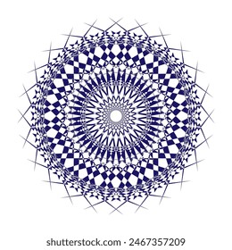 Horizontal mandala banner. Decorative flower mandala background with place for text. Colorful abstract graphics. Arabic Islamic east style
the blue color