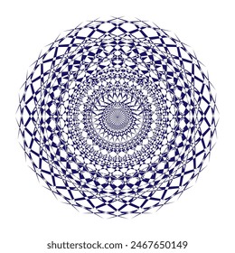 Horizontal mandala banner. Decorative flower mandala background with place for text. Colorful abstract graphics. Arabic Islamic east style