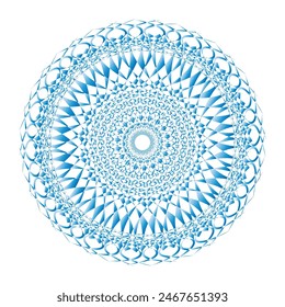 Horizontal Anuncio mandala. Fondo decorativo del mandala de la flor con lugar para el texto. Coloridos gráficos abstractos. Estilo árabe islámico oriental