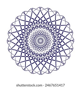 Horizontal Anuncio mandala. Fondo decorativo del mandala de la flor con lugar para el texto. Coloridos gráficos abstractos. Estilo árabe islámico oriental