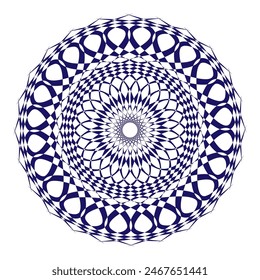 Horizontaler Mandala-Banner. Dekorative Blume Mandala Hintergrund mit Platz für Text. Bunte abstrakte Grafiken. Arabisch Islamischer Ost-Stil