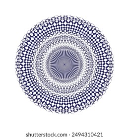 Horizontal mandala banner. Decorative flower mandala background with place for text. Colorful abstract graphics. Arabic Islamic east style