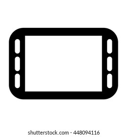 horizontal modern cellphone icon