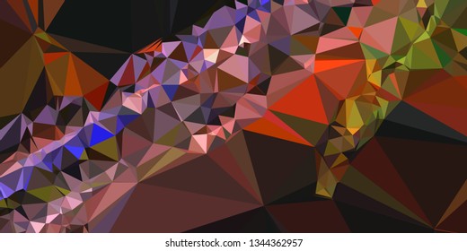 Horizontal mosaic banner. Design element for websites and books headers.