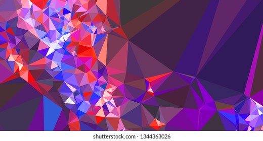 Horizontal mosaic banner. Design element for websites and books headers.