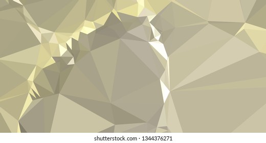 Horizontal mosaic banner. Design element for websites and books headers. Low polygonal texture. 