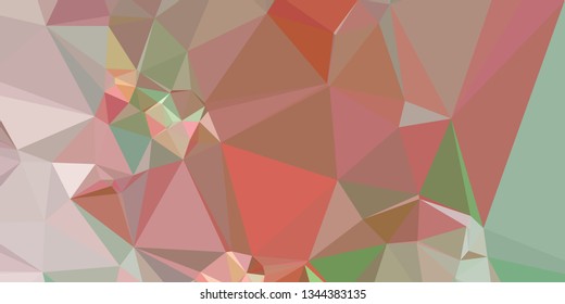 Horizontal mosaic banner. Design element for websites and books headers. Low polygonal texture. 