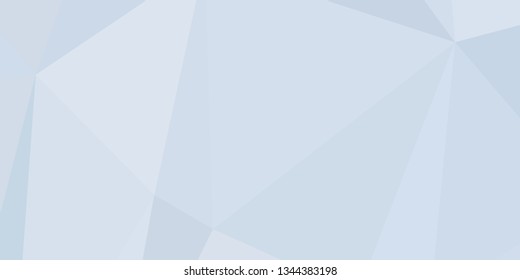 Horizontal mosaic banner. Design element for websites and books headers. Low polygonal texture. 