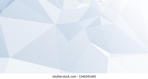 Horizontal mosaic banner. Design element for websites and books headers. Low polygonal texture.
