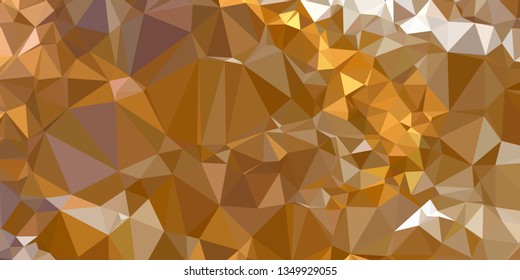 Horizontal mosaic banner. Design element for websites and books headers. Low polygonal texture.