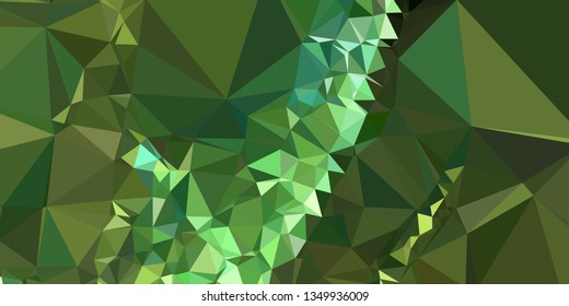 Horizontal mosaic banner. Design element for websites and books headers. Low polygonal texture. 