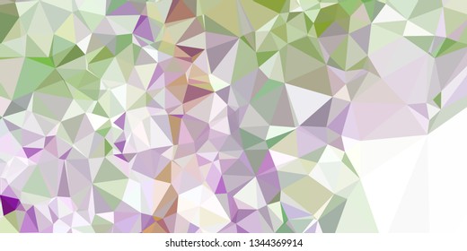 Horizontal mosaic banner. Low polygonal texture.