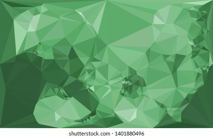 Horizontal mosaic banner. Low polygonal texture