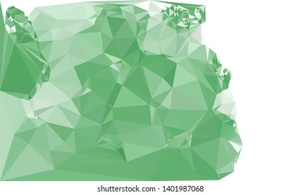 Horizontal mosaic banner. Low polygonal texture