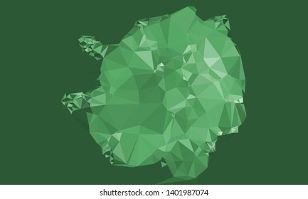 Horizontal mosaic banner. Low polygonal texture