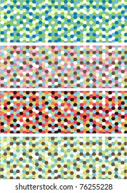 horizontal mosaic banners