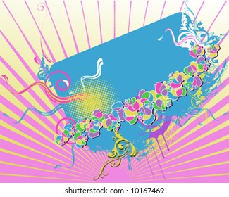 Horizontal Pastel Banner