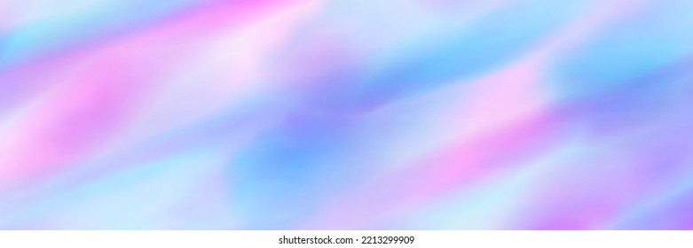 horizontales pastellfarbenes holografisches Design für Muster und Hintergrund.