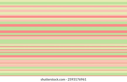 Horizontal pastel stripes background. Soft pink, green, and beige color palette. Perfect for websites, blogs, presentations, and social media.  Evokes feelings of calmness, serenity, and spring.