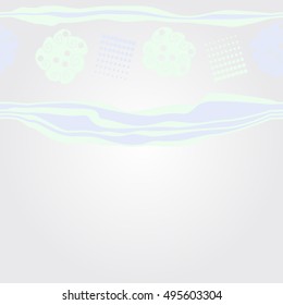   horizontal pattern of  abstract motifs, stripes, halftone.
