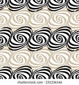 Horizontal pattern with ellipses