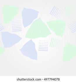  Horizontal  pattern of  leaves, halftone.