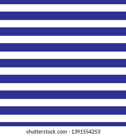 The horizontal plain blue stripe pattern background. ( vector )