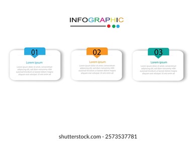 Horizontal progress bar featuring 3 arrow-shaped elements, symbolizing three six stages of business strategy and progression. Clean timeline infographic