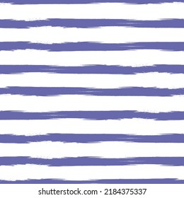 Horizontal purple brush stripes seamless pattern.