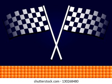 Horizontal Racing Template Image (vector)