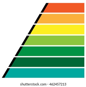 Horizontal rectangles, bars infochart, presentation or banner templates