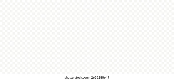 Horizontal rectangular banner with small checkered gray-white seamless grid pattern as standard designation of transparency in graphic editors. Vector illustration depicting transparent background.