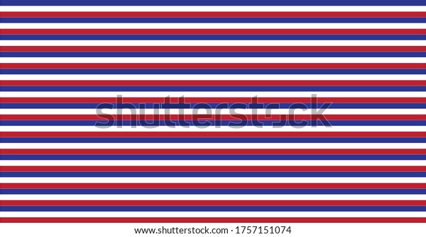 Horizontal Red White Blue Stripes Stock Vector (Royalty Free ...