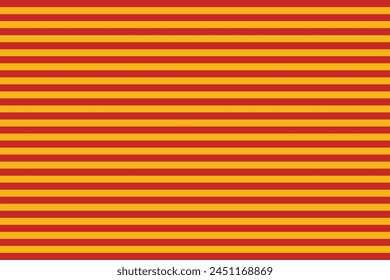 horizontal red and yellow stripes background. Seamless and repeating pattern.